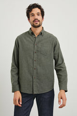 RUNSON SHIRT - HUNTER GREEN| Rails for sale