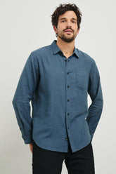 WYATT SHIRT - SEA BLUE| Rails near me