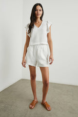 LEIGHTON SHORT - WHITE| Rails outlet