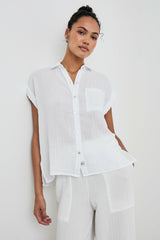 WHITNEY SHIRT - WHITE| Rails online