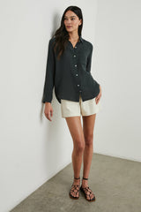 ELLIS SHIRT - WASHED BLACK| Rails on sale