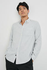 RUNSON SHIRT - HEATHER GREY| Rails online