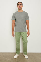 SKIPPER T-SHIRT - HEATHER GREY| Rails on sale
