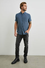 FAIRFAX SHIRT - SEA BLUE| Rails sale
