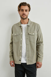 KEROUAC SHIRT JACKET - NATURAL| Rails on sale