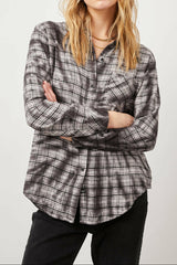 MILO SHIRT - BLACK SWIRL TIE DYE| Rails outlet
