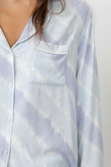 CLARA PAJAMA SET - CLOUD MIST TIE DYE| Rails outlet