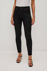 LARCHMONT SKINNY - HIGH RISE SKINNY - ONYX| Rails on sale