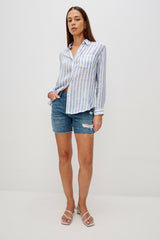 CHARLI SHIRT - RHONE STRIPE| Rails outlet