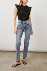 FILOMENA TOP - TRUE BLACK| Rails sale