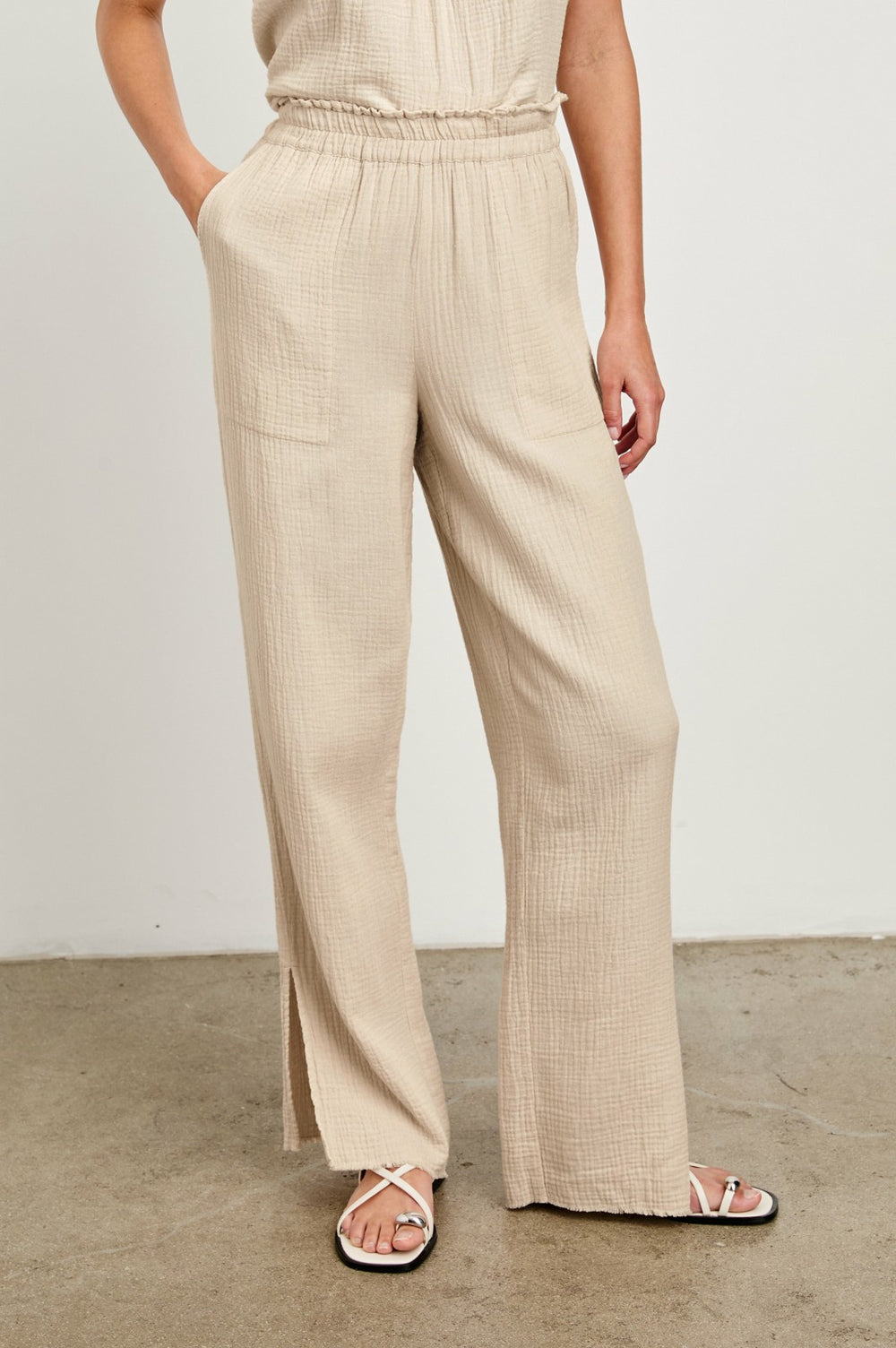 LEON PANT - FLAX| Rails outlet