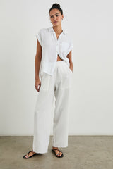 LEON PANT - WHITE| Rails online