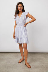 TARA DRESS - BLUE CATALINA STRIPE| Rails for sale