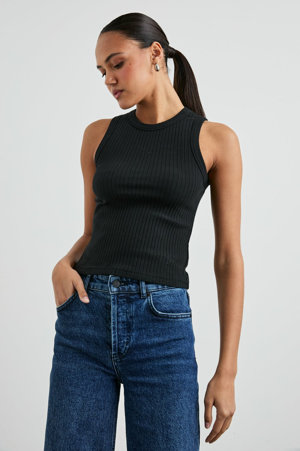 THE RACER TANK - TRUE BLACK| Rails online