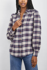 ANGELICA SHIRT - ALMOND PINK NAVY| Rails for sale
