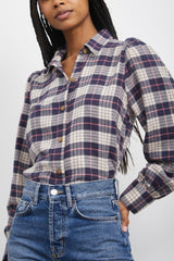 ANGELICA SHIRT - ALMOND PINK NAVY| Rails for sale