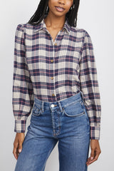 ANGELICA SHIRT - ALMOND PINK NAVY| Rails for sale
