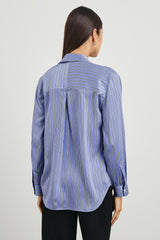 SPENCER SHIRT - MOONLIGHT STRIPE| Rails outlet
