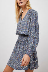 ZANA DRESS - BLUE DITSY FLORAL| Rails on sale