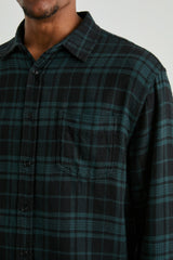 LENNOX SHIRT - EMERALD SHADOW| Rails sale