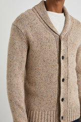 CORDEN CARDIGAN - OATMEAL SPECKLE| Rails outlet