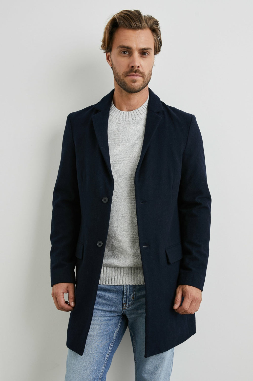 LARK COAT - NAVY| Rails US