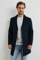 LARK COAT - NAVY| Rails US