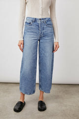GETTY CROP WIDE LEG - GERANIUM| Rails online