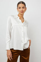 ANDREA TOP - IVORY| Rails outlet