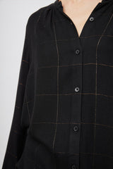 ELOISE TOP - EBONY TINSEL| Rails outlet