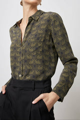 KATE SHIRT - OLIVE STARGAZE| Rails on sale