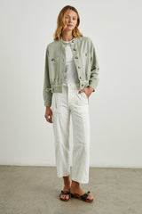 ALMA JACKET - SAGE| Rails outlet