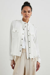 COLLINS JACKET - GAUZE WHITE| Rails on sale