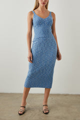 KENDALL SKIRT - BLUE MULTI SPACE DYE| Rails US