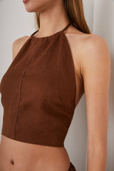 KYRA TOP - CACAO| Rails discount