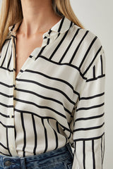 MARA SHIRT - PATCHWORK STRIPE| Rails outlet