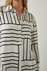 MARA SHIRT - PATCHWORK STRIPE| Rails outlet
