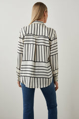 MARA SHIRT - PATCHWORK STRIPE| Rails outlet
