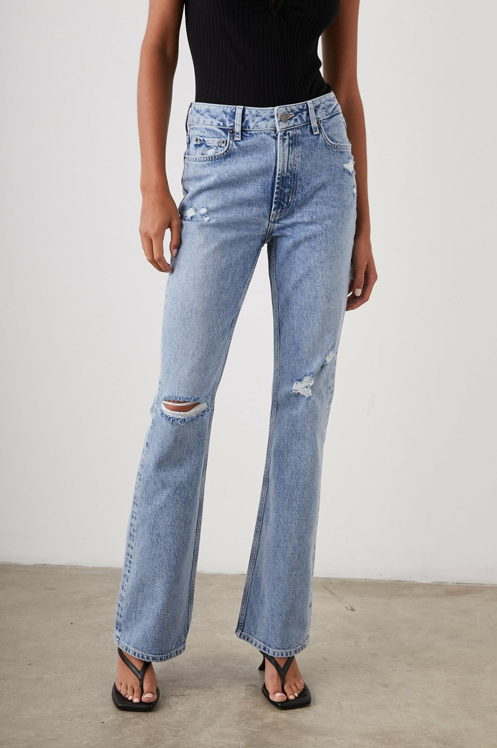 SUNSET SLIM FLARE - BLUEBELL DISTRESS| Rails sale
