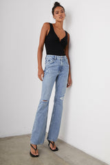 SUNSET SLIM FLARE - BLUEBELL DISTRESS| Rails sale