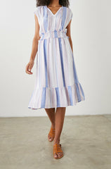 ASHLYN DRESS - MARINI STRIPE| Rails outlet