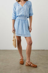 CRYSTAL DRESS - LAKE STRIPE| Rails online