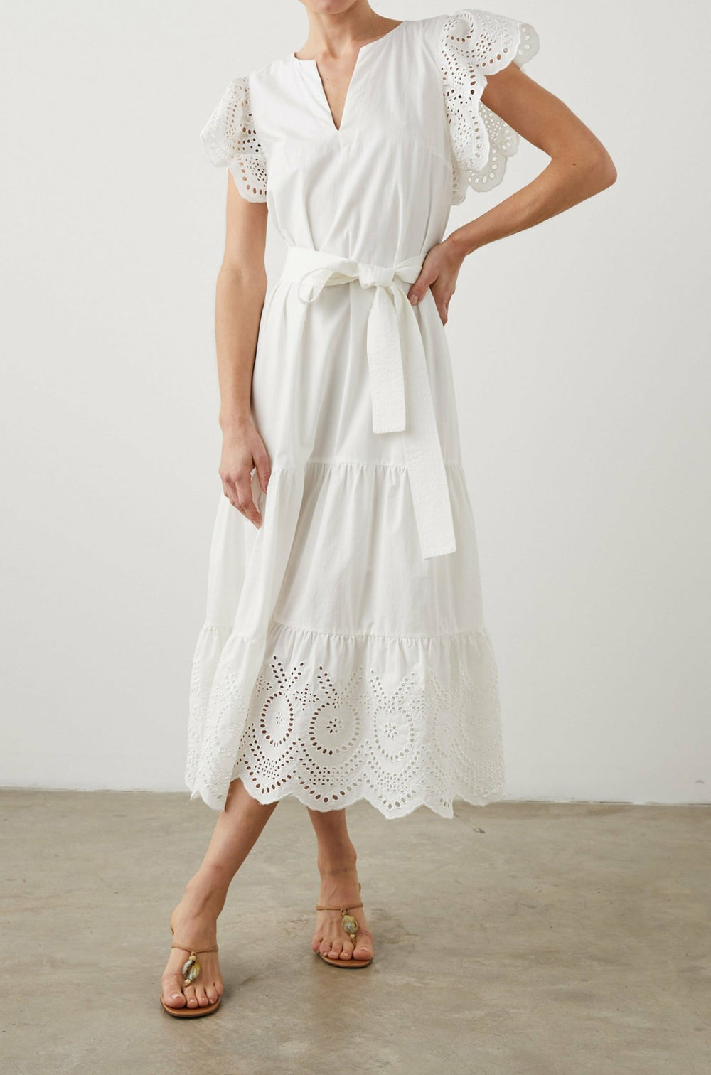 GIA DRESS - WHITE| Rails for sale