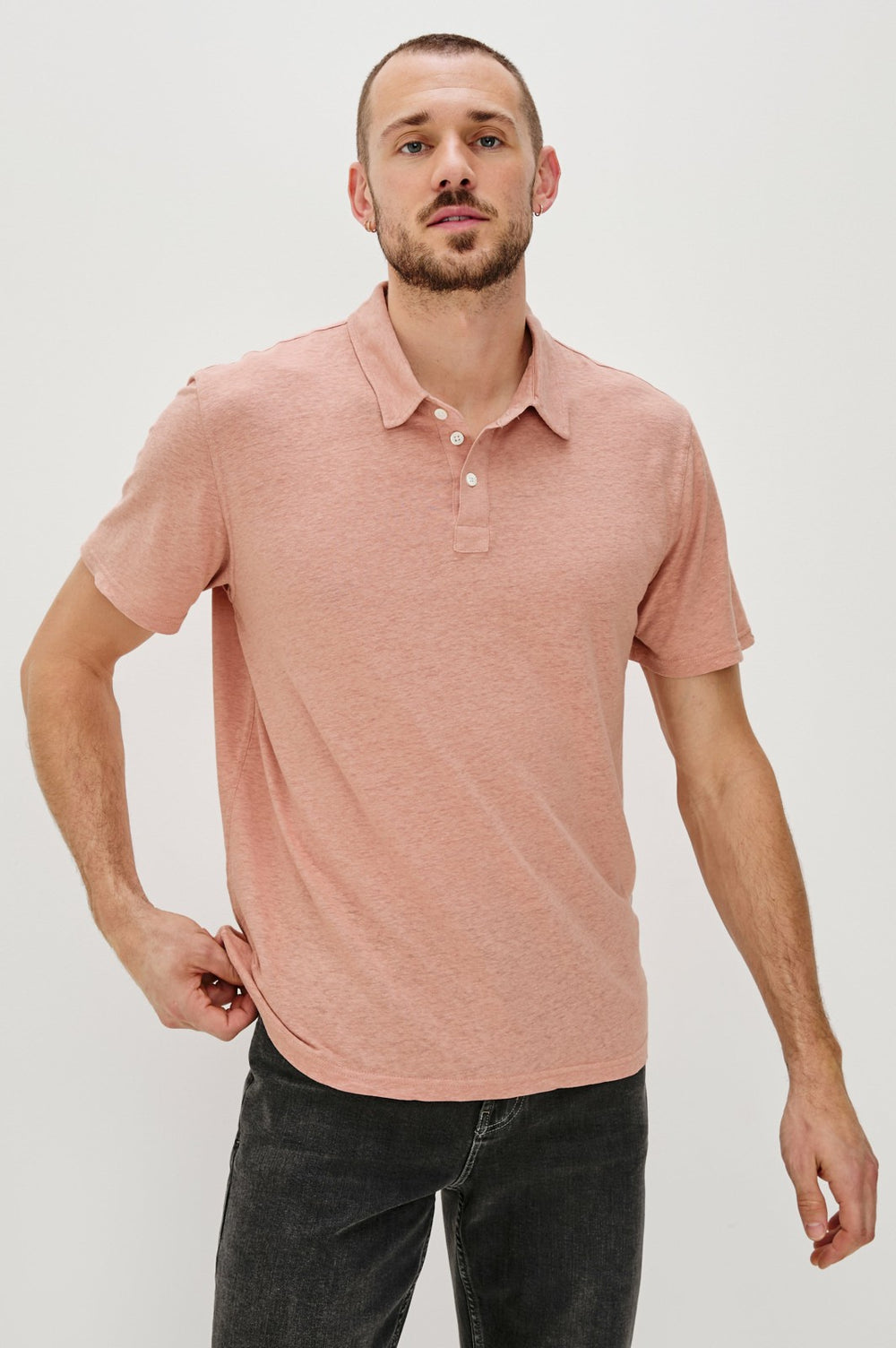 LEVANT POLO SHIRT - FLAMINGO| Rails discount
