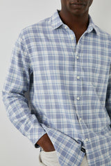 WYATT SHIRT - SEAGLASS WHITE TOPAZ| Rails US