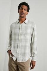 LENNOX SHIRT - WHEAT DOVE MELANGE| Rails near me