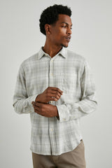LENNOX SHIRT - WHEAT DOVE MELANGE| Rails near me