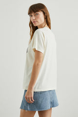 BOYFRIEND T-SHIRT - RAILS LOS ANGELES ECRU| Rails outlet