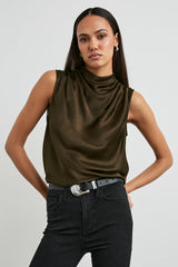 KALEEN TOP - DARK MOSS| Rails US