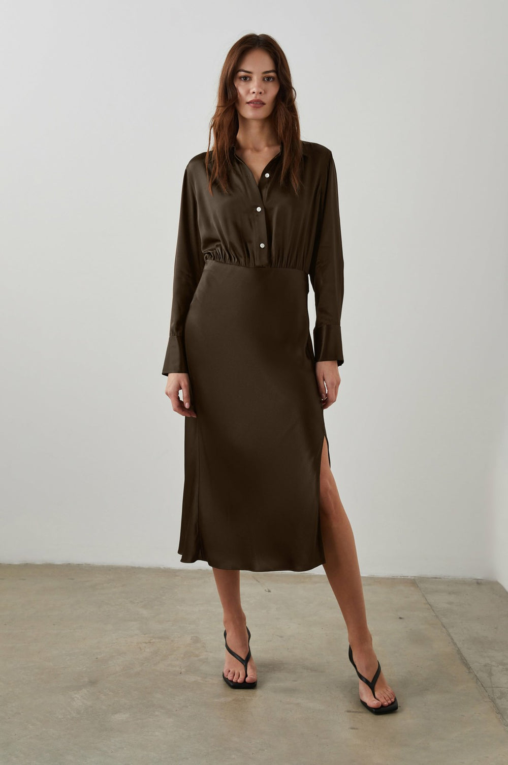 KATHLEEN DRESS - DARK MOSS| Rails near me